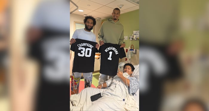San Antonio family reflects on meeting Victor Wembanyama, Julian Champagnie at hospital