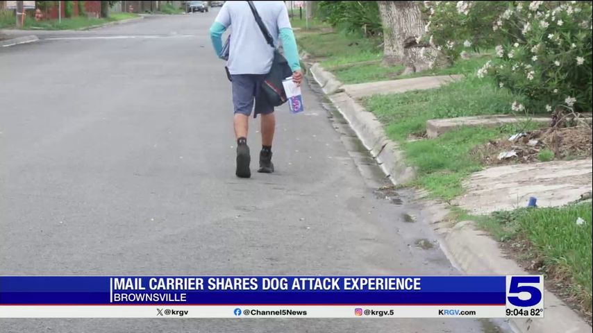 Brownsville mail carrier recalls dog attack as Texas ranks 2nd nationwide for dog bites on postal workers