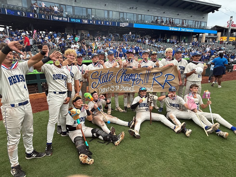 The Robinson Rockets are the 2026 Texas State 4A Baseball Champions.