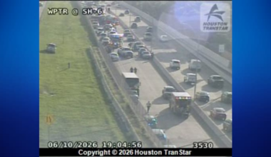 Eastbound lanes of Westpark Tollway reopen near Highway 6 after crash