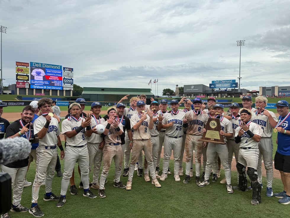 The Robinson Rockets are the 2026 Texas 4A State Baseball Champions.