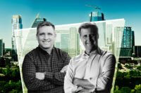 Cedar Park Mayor Jim Penniman-Morin and GDI CEO Gregory S. Bates