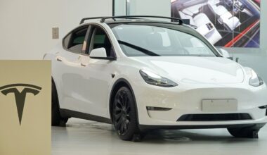 white Tesla