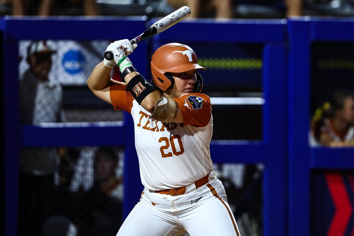 Texas one win from repeating as WCWS champion after taking Game 1 against Texas Tech