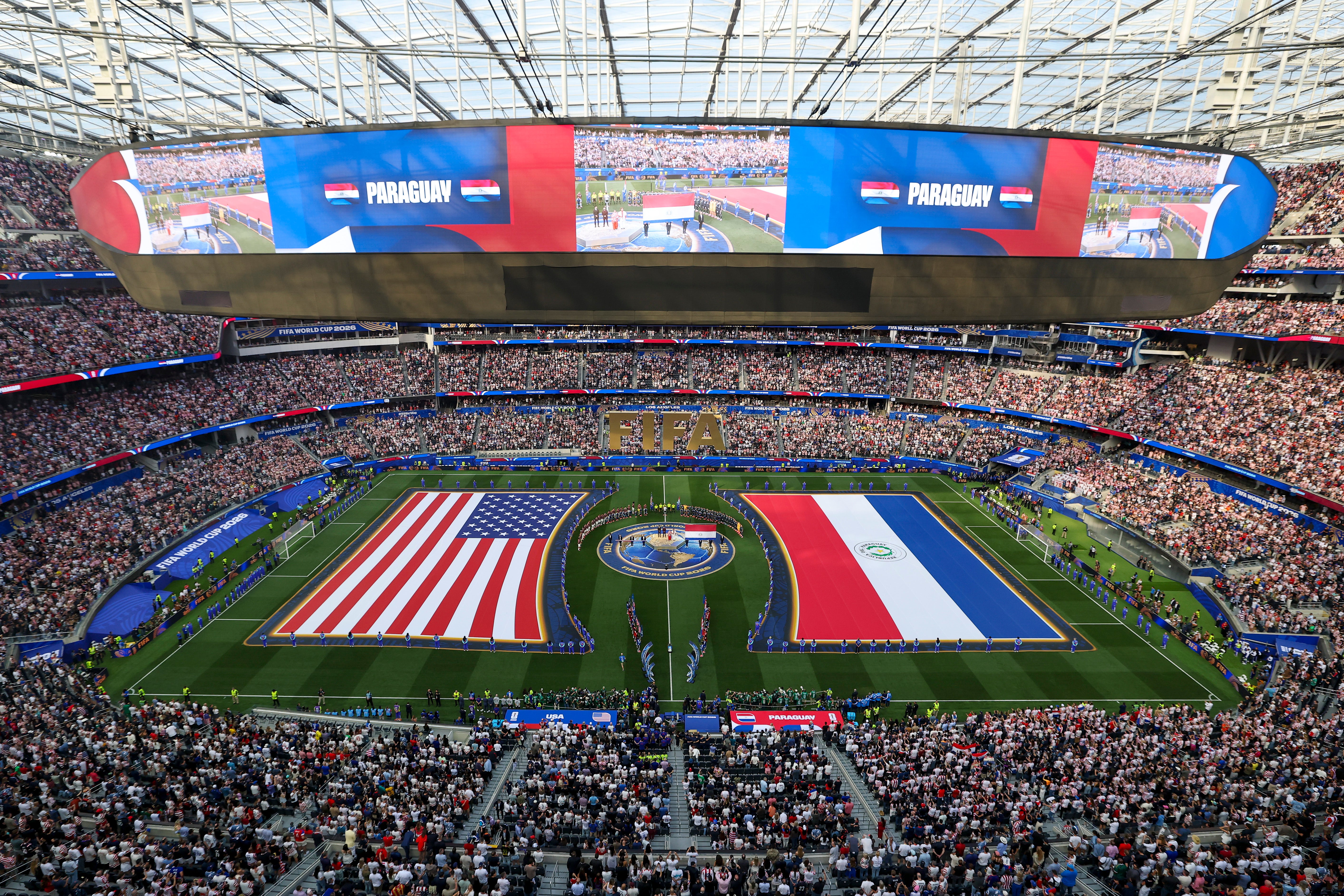 USA took on Paraguay in LA in their opening game of the World Cup