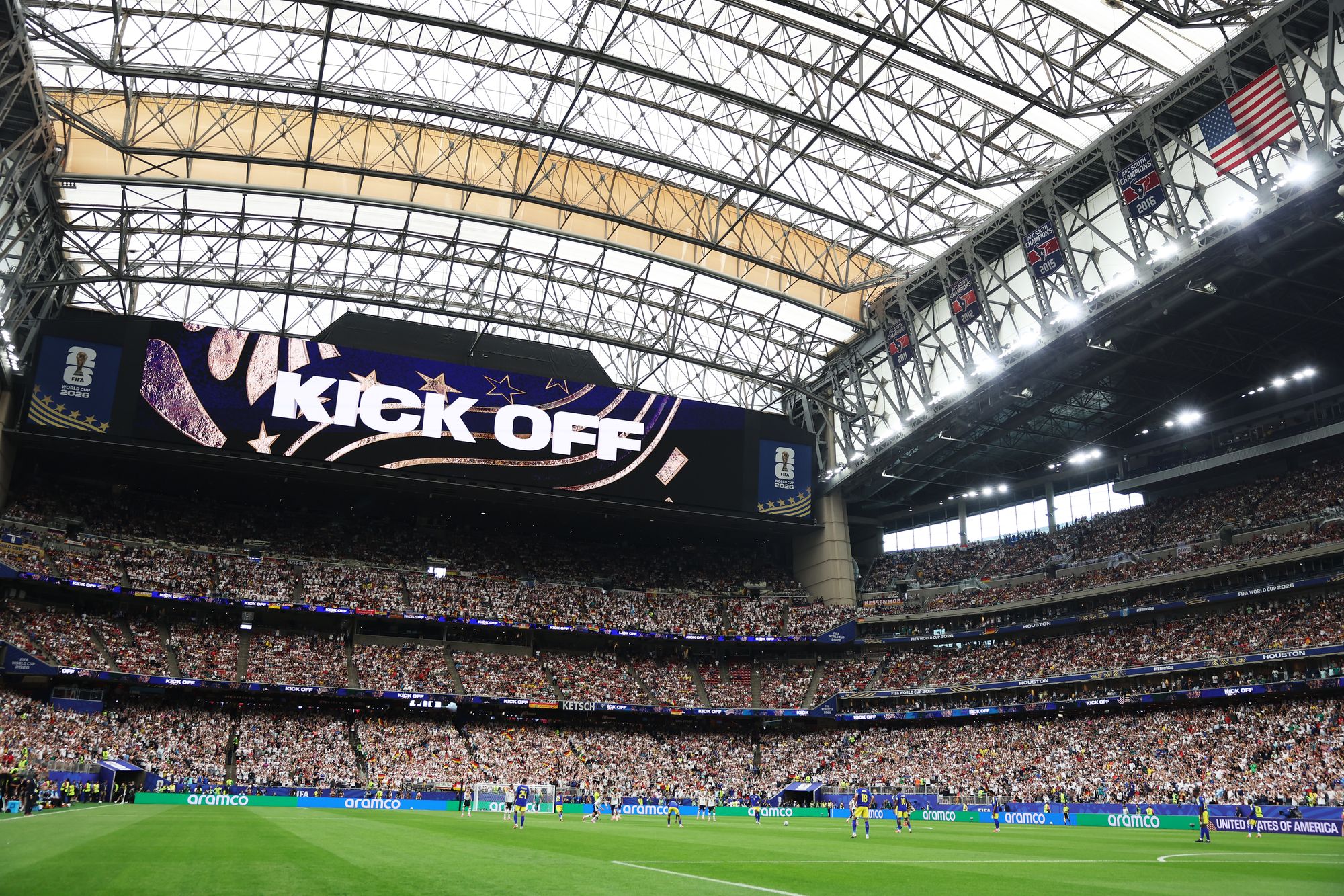 A view inside the imposing NRG Stadium in Houston
