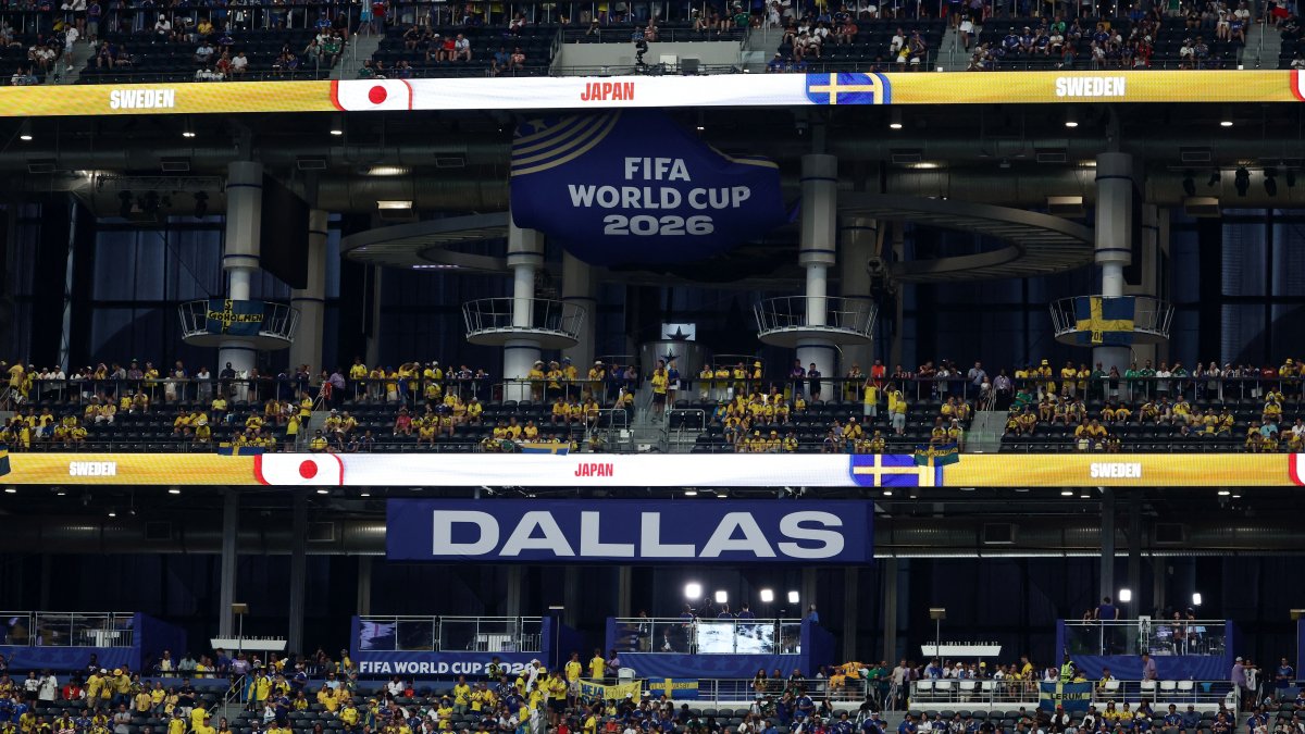 World Cup curtains go up at AT&T Stadium to block sun glare – NBC 5 Dallas-Fort Worth