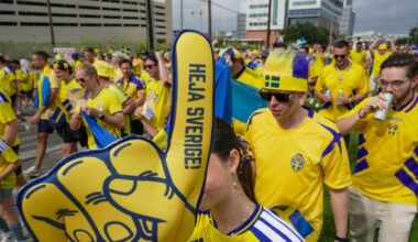Sweden fans march in Arlington ahead of crucial match vs Japan – NBC 5 Dallas-Fort Worth