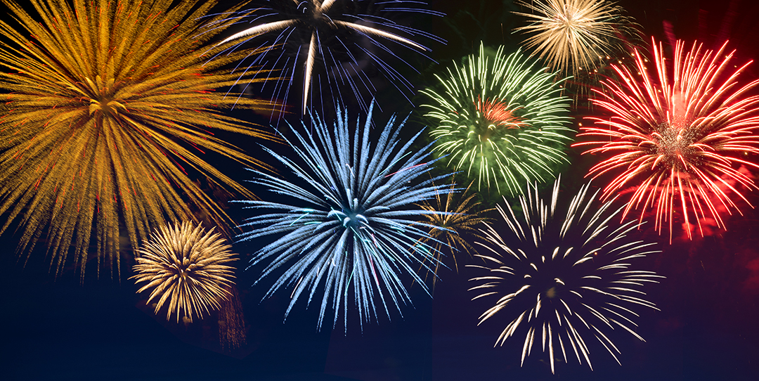 Fireworks exploding Getty Image