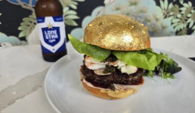 Get dad a $500 burger at St. Anthony Hotel this Sunday