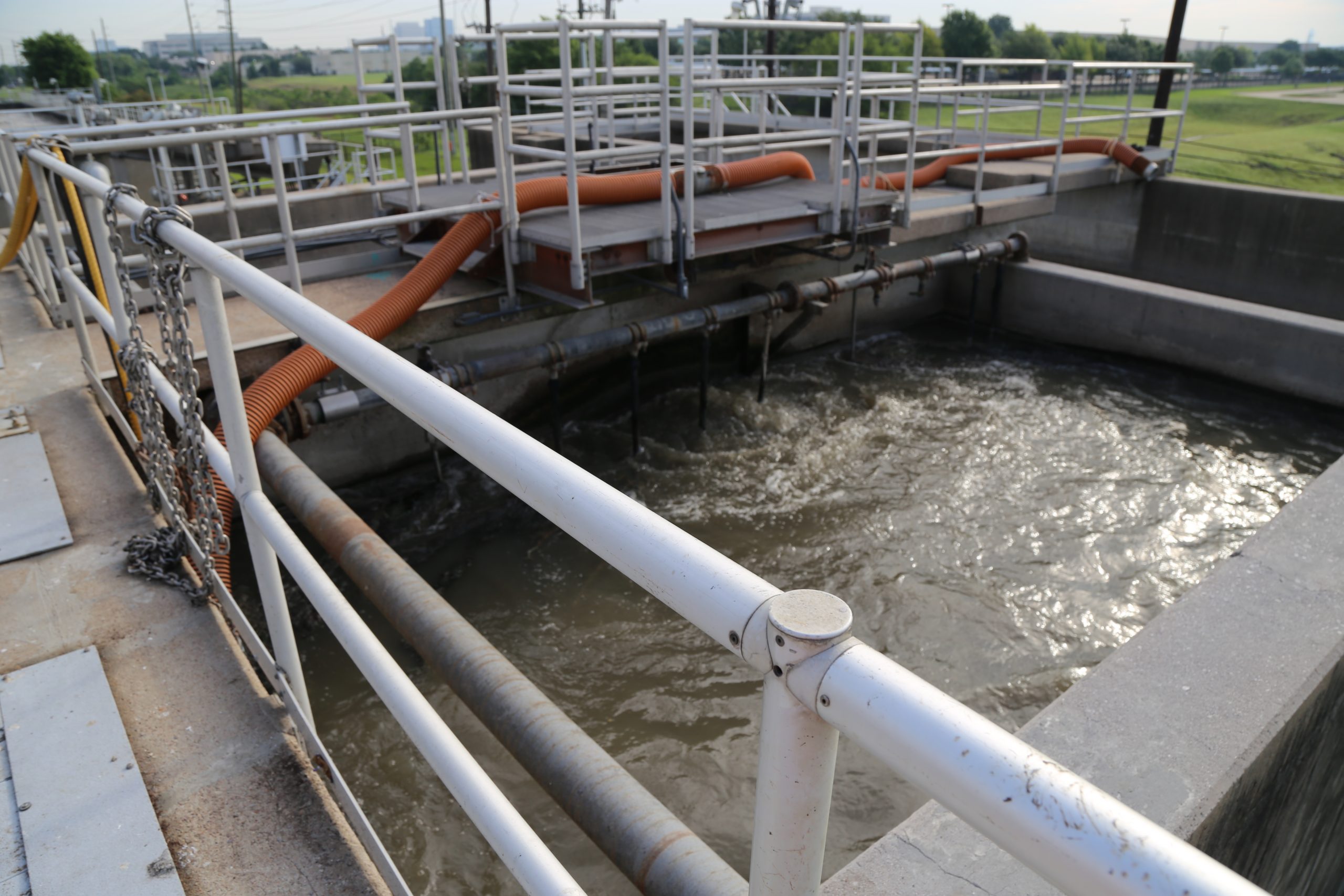 One of Houston's 39 wastewater treatment plants.