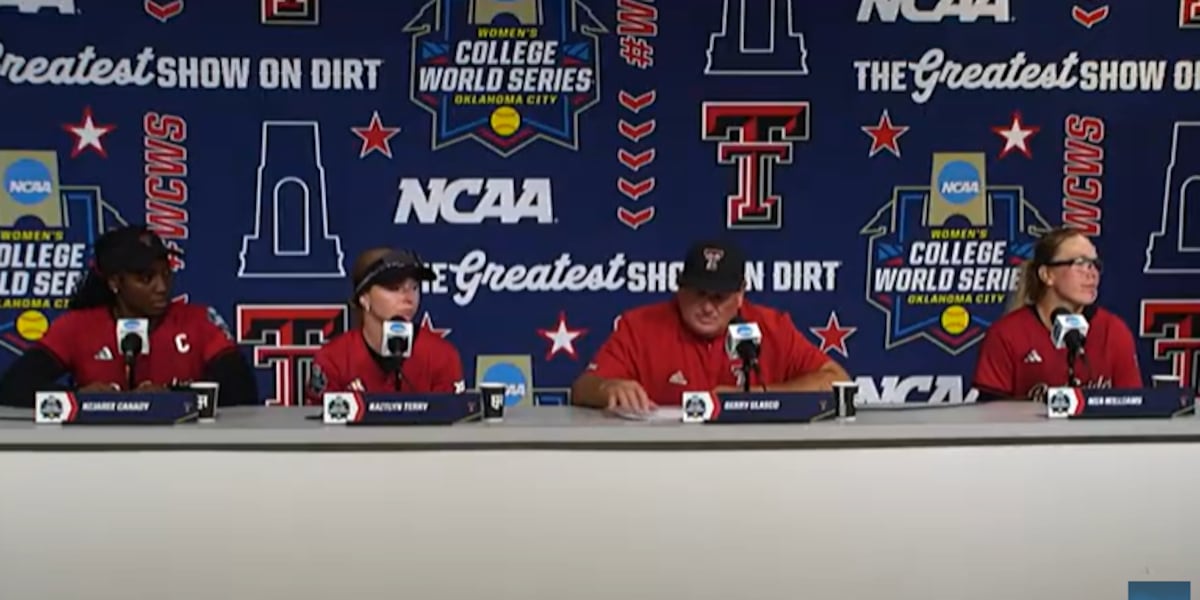 WATCH: Highlights from Texas Tech’s WCWS postgame presser after moving on to championship series
