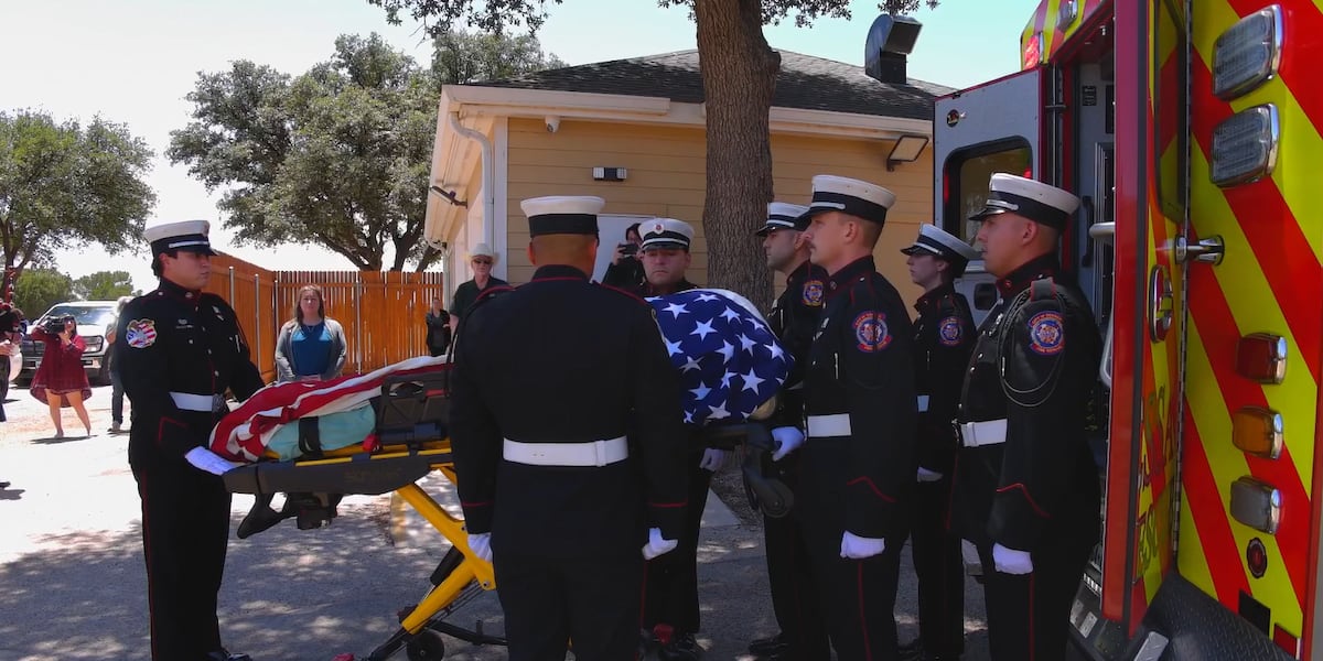 Fallen Odessa firefighter returns home under honor escort