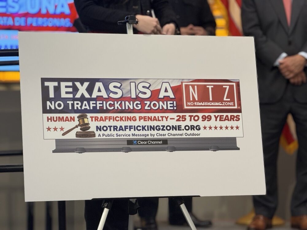 Human trafficking billboards