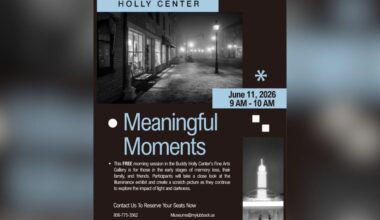 Buddy Holly Center to host program for individuals with early memory loss