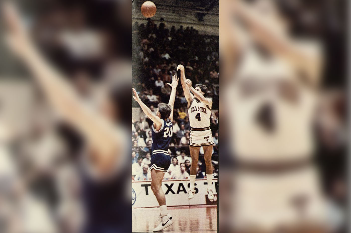 Bubba Jennings shoots over defender.