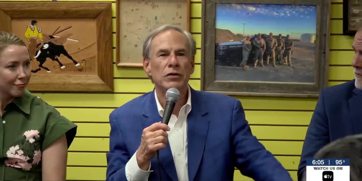 Abbott campaigns in East Texas, discusses five-point property tax plan