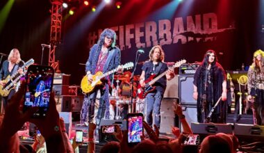 Keiferband on stage at Granada Theater