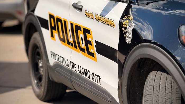 SAPD officer hospitalized after driver rear-ends patrol vehicle, police say