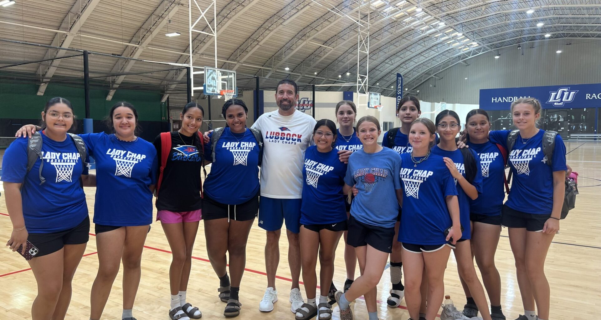 Loving Lady Falcons attend college basketball camps in Lubbock