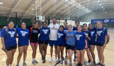 Loving Lady Falcons attend college basketball camps in Lubbock