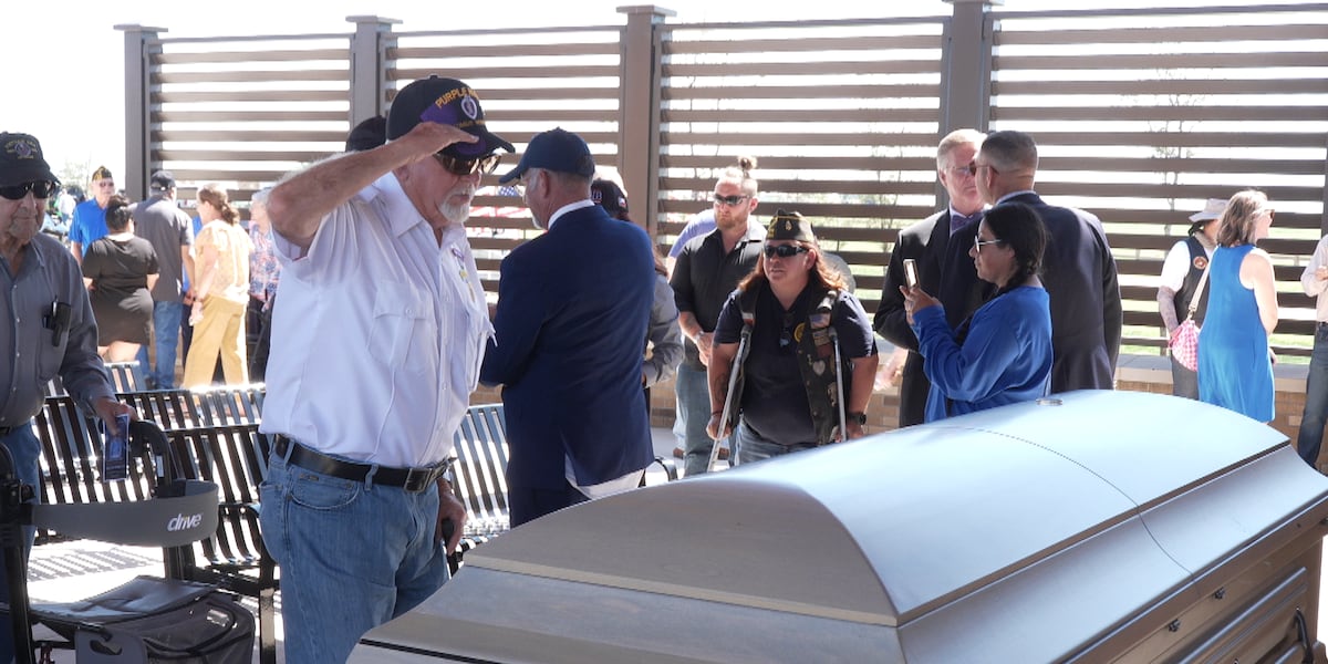 Army veteran laid to rest in first unaccompanied burial at West Texas State Veterans Cemetery