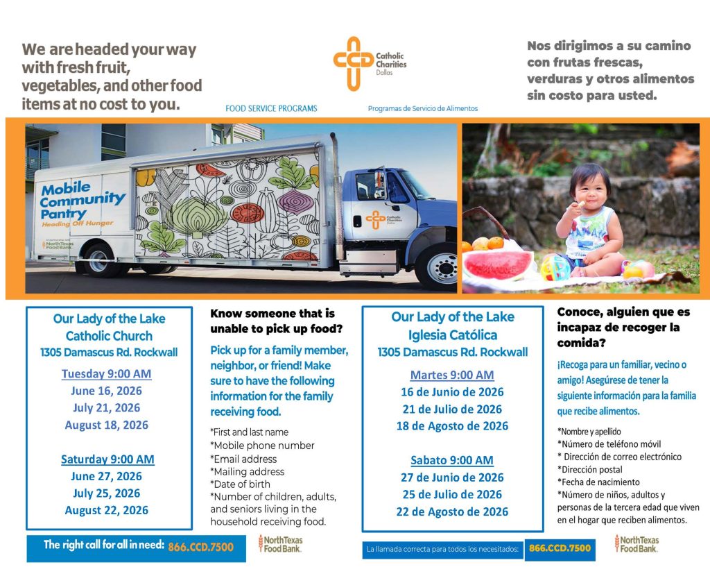 Mobile Food Pantry Summer Distribution Dates – Blue Ribbon News