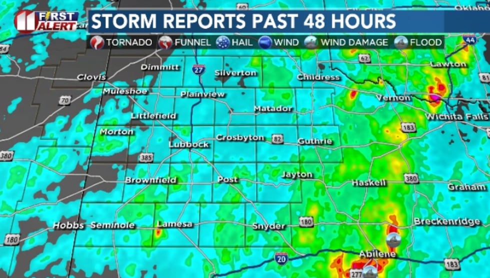 It's been a very beneficial last 48 hours for rain in most of the South Plains. We'll see how...