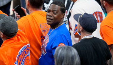 These famous faces were spotted at the Frost Bank Center for NBA Finals Game 1