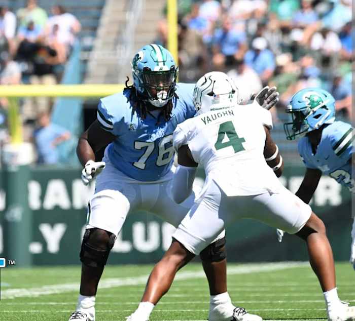 Source: Texans sign former Tulane offensive lineman Derrick Graham after successful workout