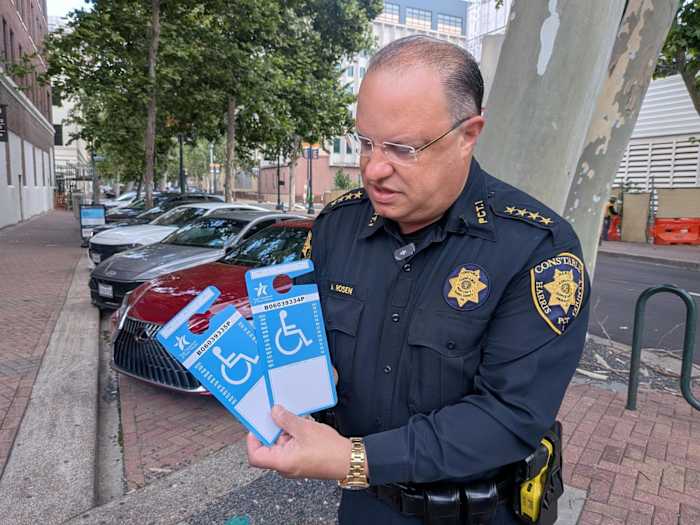 Harris County detectives arrest man accused of illegally selling disabled parking placards online