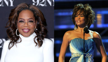 Oprah Winfrey and Whitney Houston