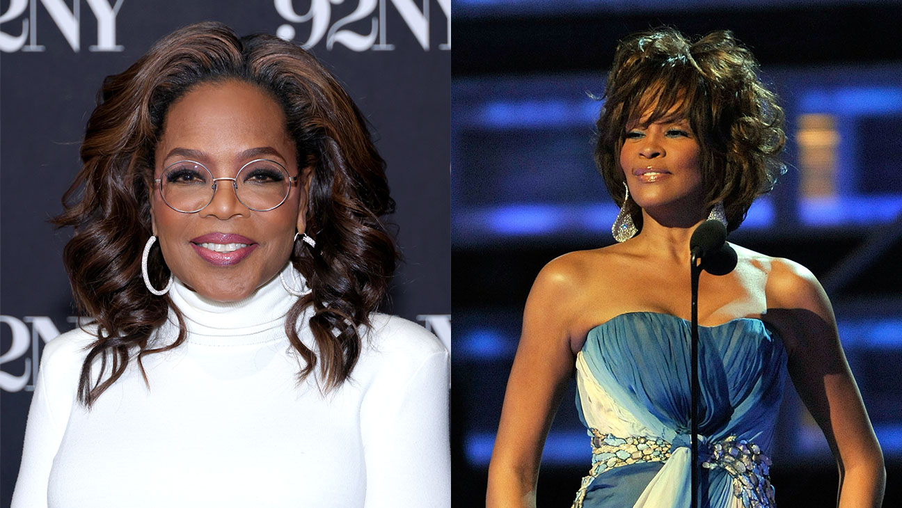 Oprah Winfrey and Whitney Houston