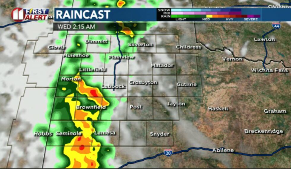 Scattered storms possible this week