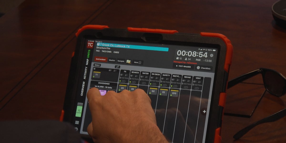 Lubbock Fire Rescue adopts digital incident command system