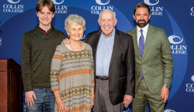 Founding trustee Collins retires after 41 years of service