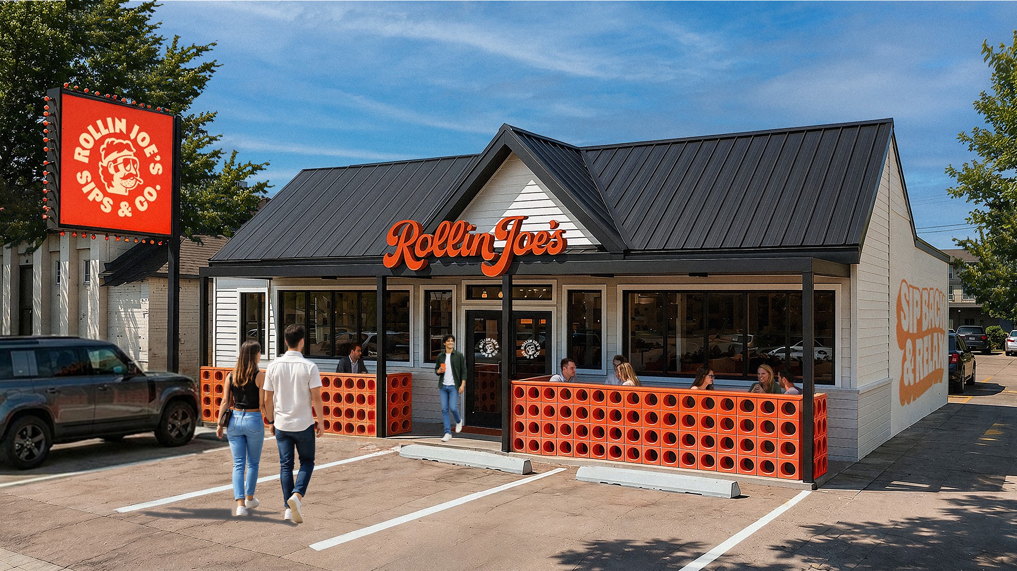 Rendering of new sandwich spot Rollin' Joe's