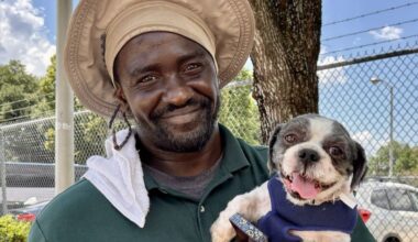 Houston man, his dog reunited in Baton Rouge after more than a year apart