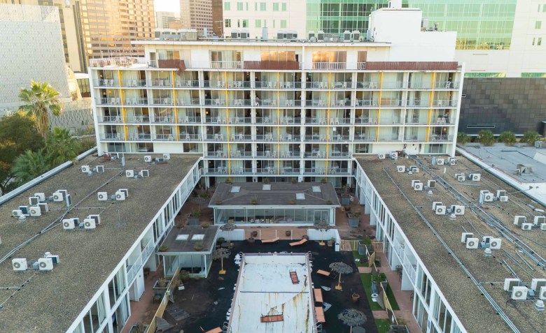 The El Tropicano Hotel will undergo interior and exterior renovation.