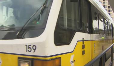 Driver killed after car struck by DART Blue Line train in northeast Dallas, authorities say