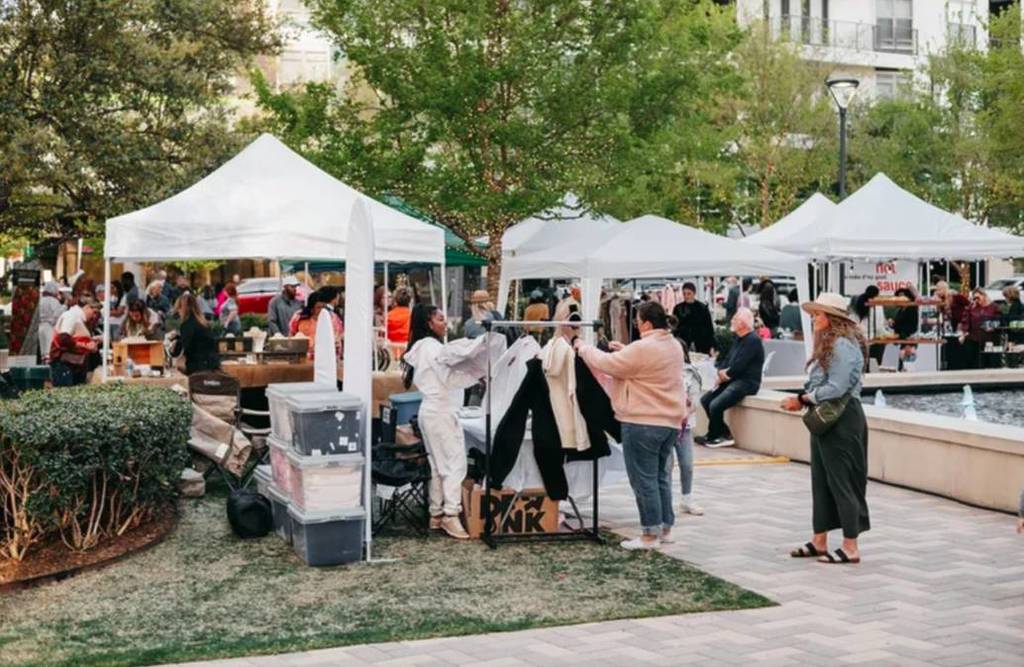 Image shows The Boho Market in Dallas. 