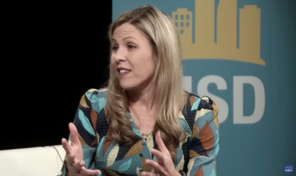 Deputy Superintendent Kristen Hole discusses Houston ISD's consolidation of special education services in a video on the district's YouTube page.