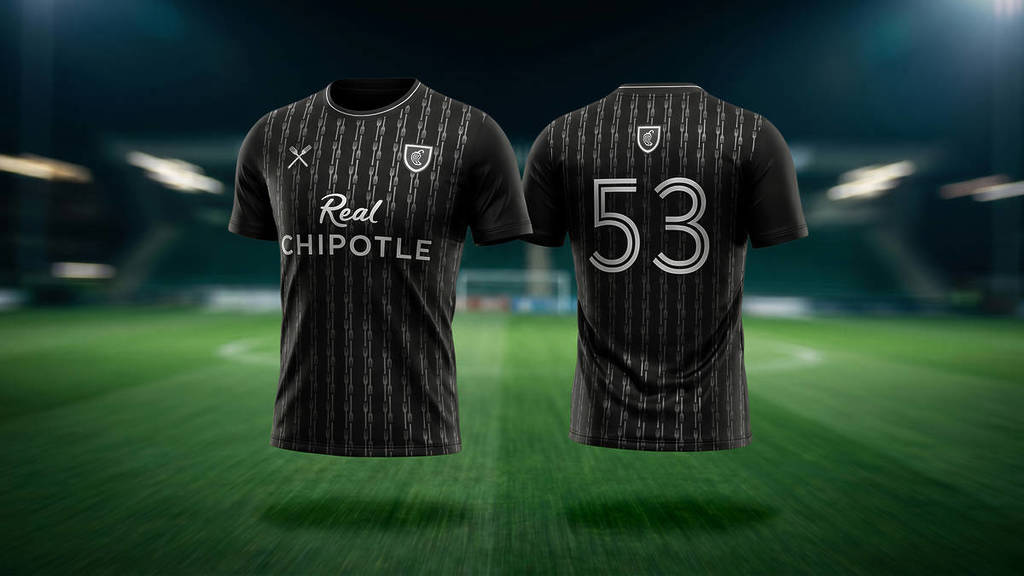 Image shows the "Real Chipotle" jerseys.