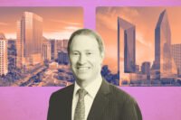 Morgan Stanley CEO Ted Pick with 2401 McKinney Avenue and 1445 Ross Avenue