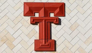 Texas Tech's Brendan Sorsby looks on during the spring football game, Friday, April 17, 2026, at Jones AT&T Stadium.