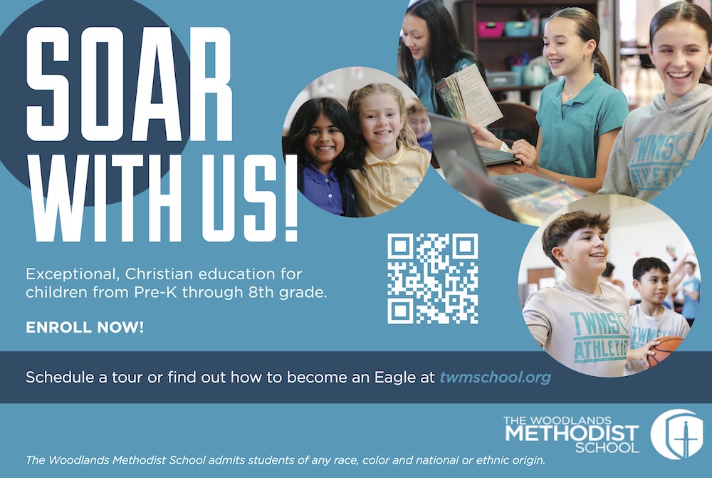 The Woodlands Methodist School Enrollment 2026