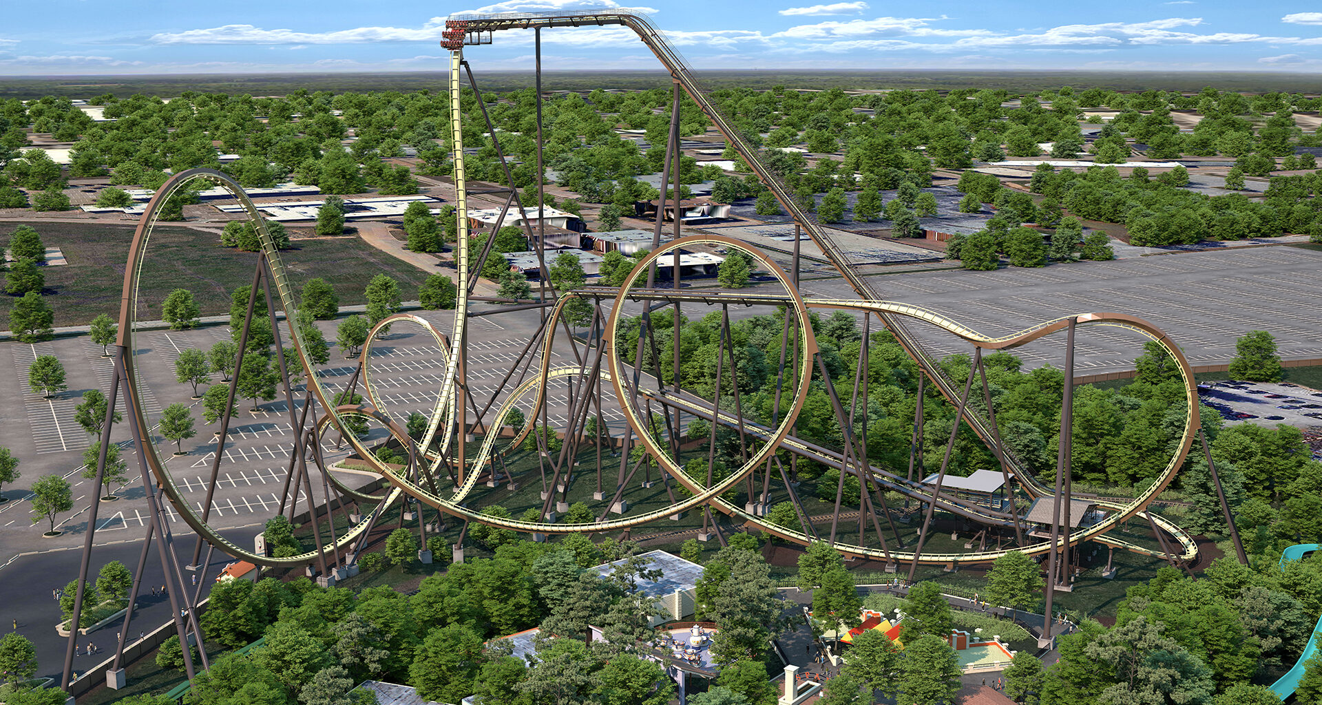 World’s tallest, fastest and longest giga dive coaster debuts Friday, June 26