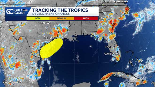 Tropical Outlook Areas to monitor