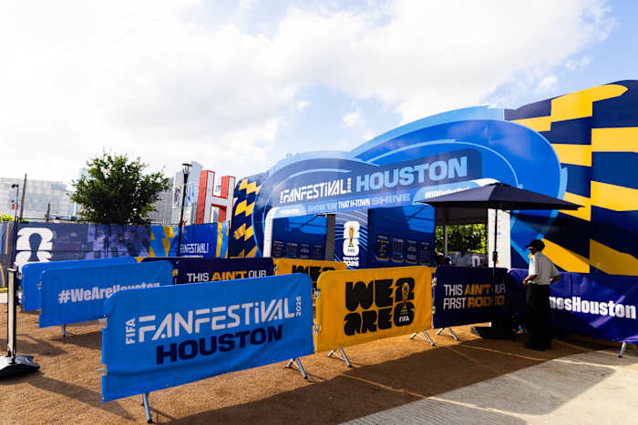 You may be told to leave FIFA Fan Fest Sunday if lightning moves in
