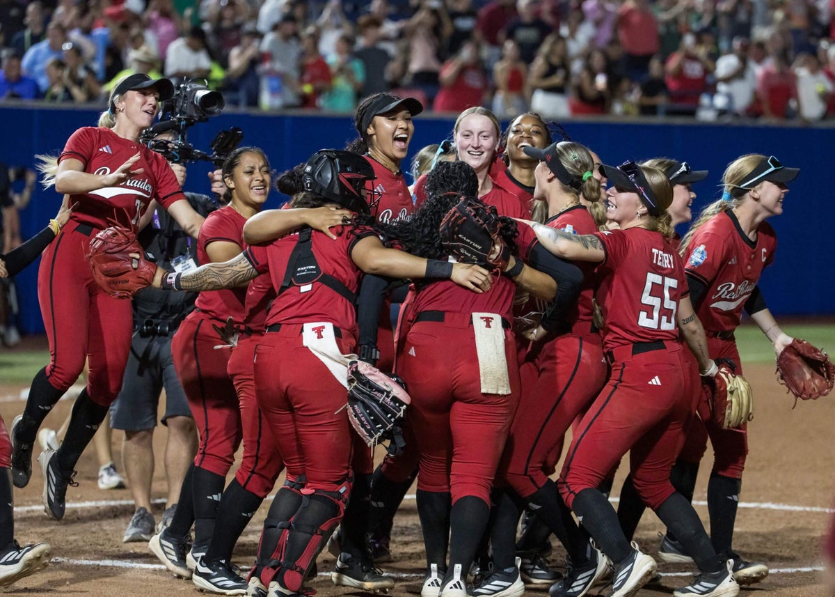 Women’s College World Series championship series set: Texas to rematch Texas Tech